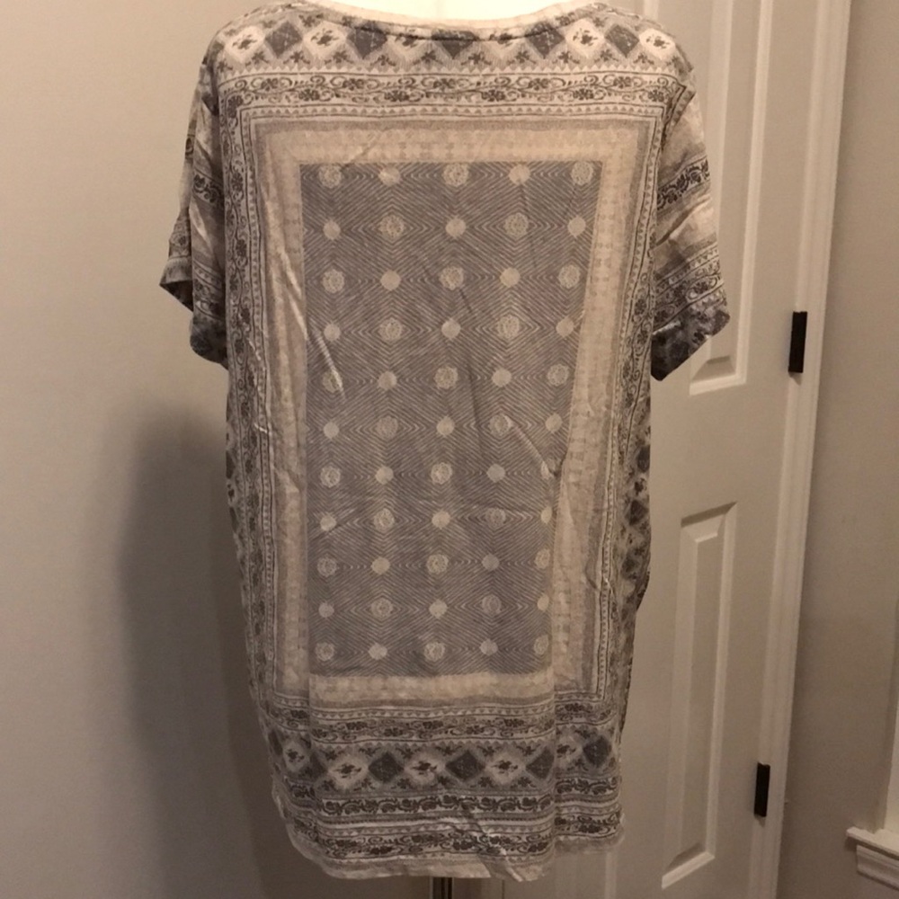 LUCKY BRAND Patterned Knit Top - Picture 3 of 8